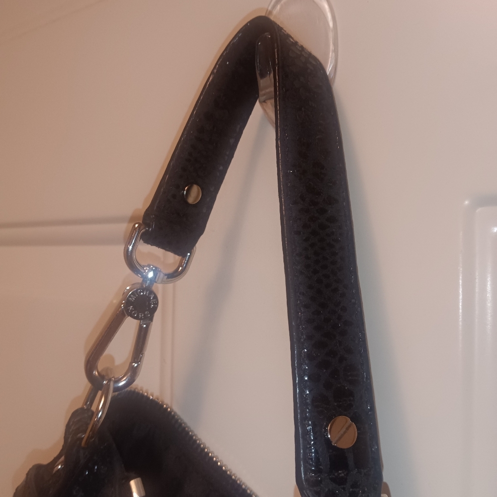 Michael Kors Black Python-Embossed Bag - image 6